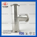 sanitary stainless steel tri-clamp equal tee